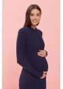Платье для беременных и кормящих мам Super Ma темно-синее