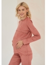 Свитшот для беременных и кормящих мам Gentle Ma розовый